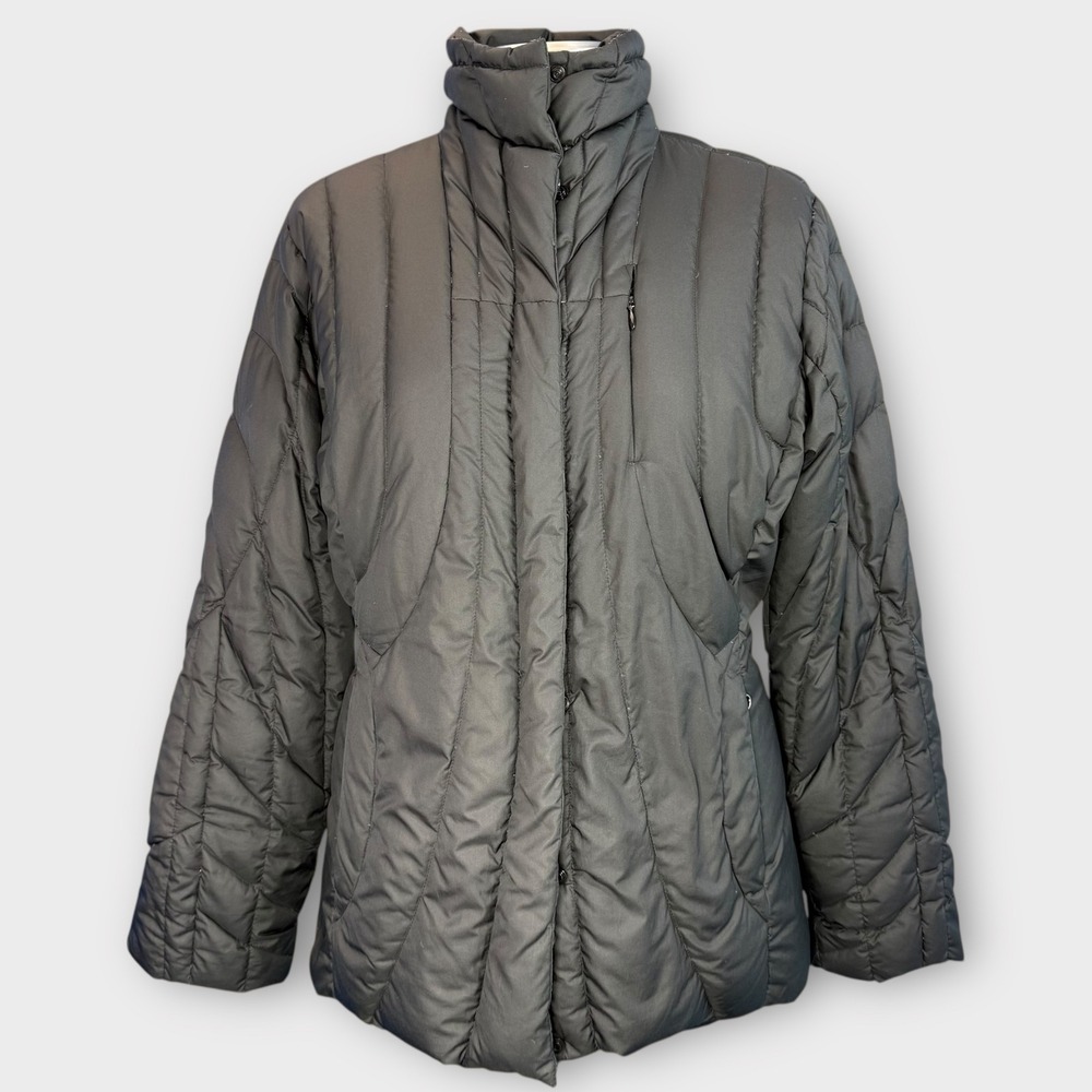 Patagonia Womens Puffer Winter Rays Jacket Quilted  Full‎ Zip Black Size Small